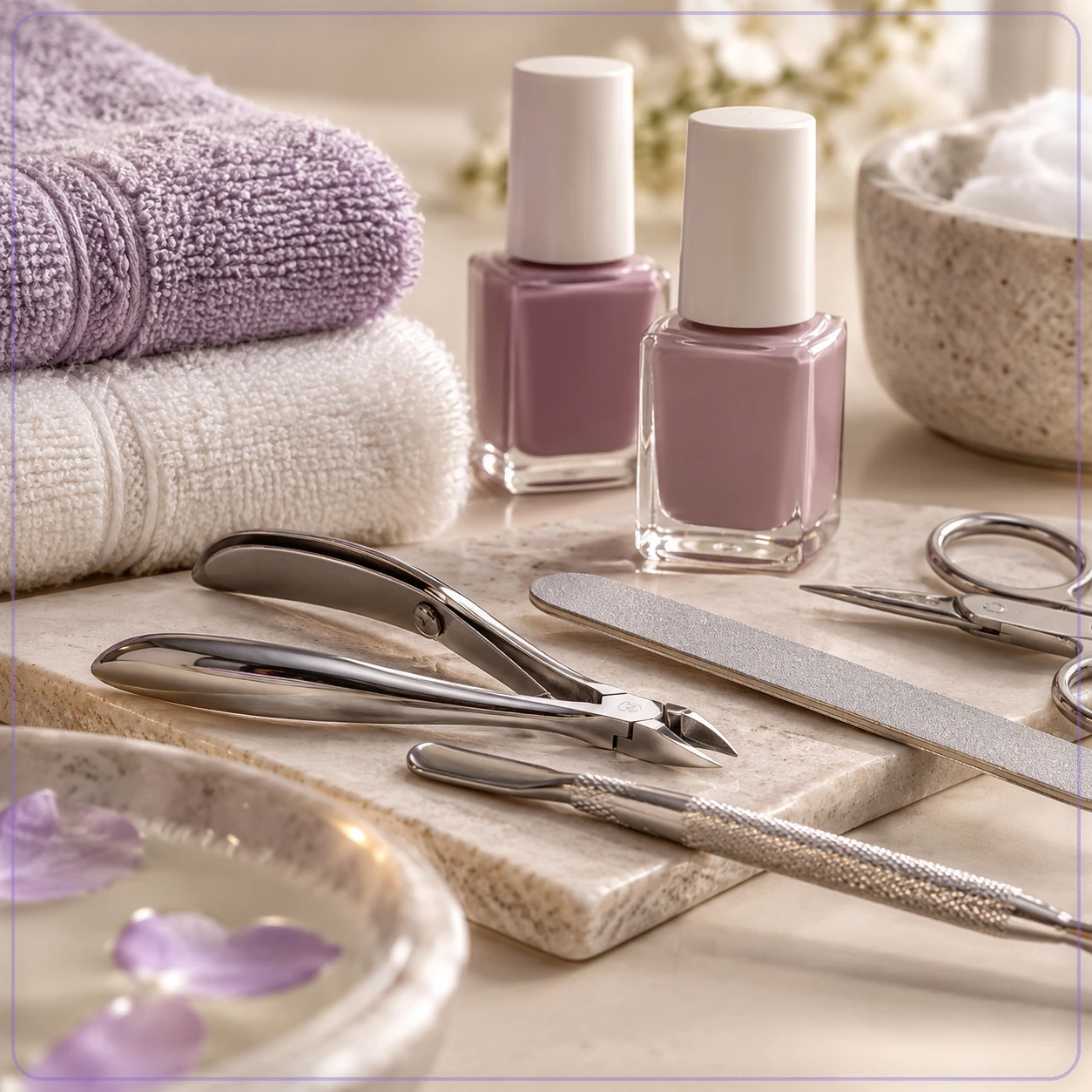 Relaxing massage for two, plus a pedicure and manicure.