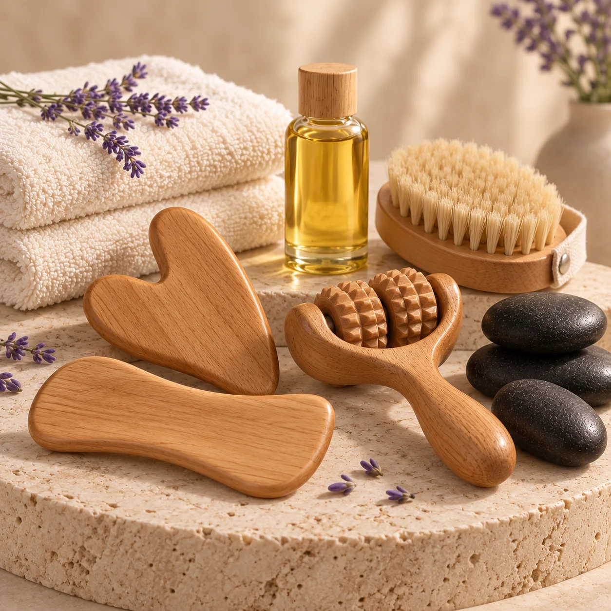 مساج الرأس + الأكتاف + الرقبة